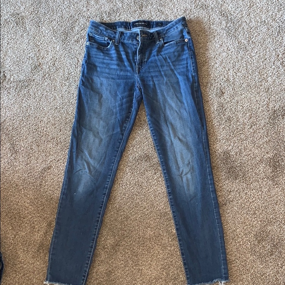 Lucky brand, size 6 cropped skinny jeans